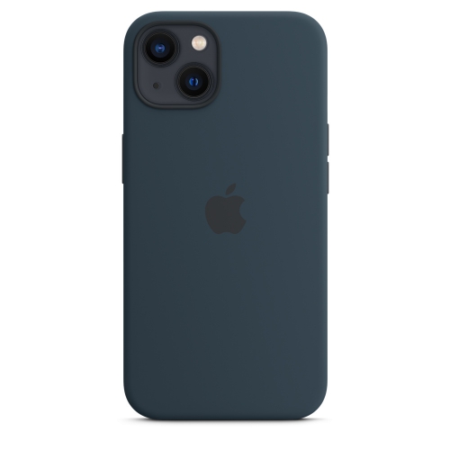 Силиконовый чехол Silicone case Apple MagSafe для iPhone 13 Abyss Blue / Синий Омут