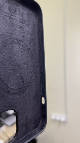 Силиконовый чехол Silicone case Apple MagSafe для iPhone 13 Midnight / Тёмная Ночь