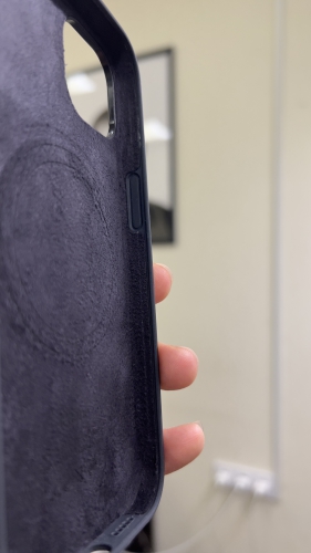 Силиконовый чехол Silicone case Apple MagSafe для iPhone 13 Midnight / Тёмная Ночь