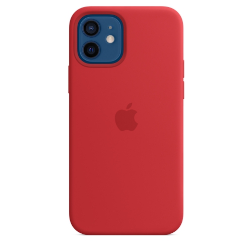 Чехол Silicone case Apple MagSafe для iPhone 12 / 12 Pro Red / Красный