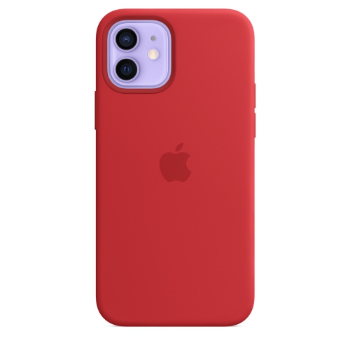 Чехол Silicone case Apple MagSafe для iPhone 12 / 12 Pro Red / Красный