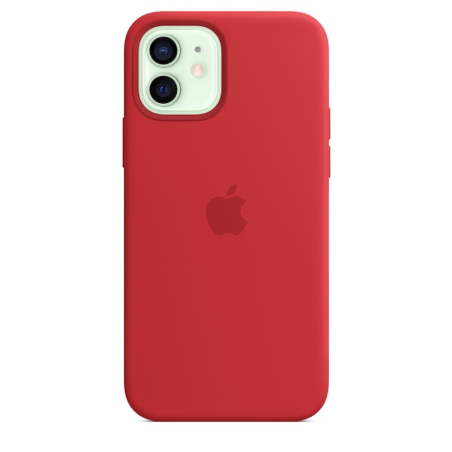 Чехол Silicone case Apple MagSafe для iPhone 12 / 12 Pro Red / Красный