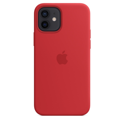 Чехол Silicone case Apple MagSafe для iPhone 12 / 12 Pro Red / Красный