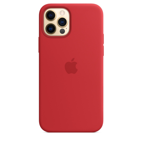 Чехол Silicone case Apple MagSafe для iPhone 12 / 12 Pro Red / Красный