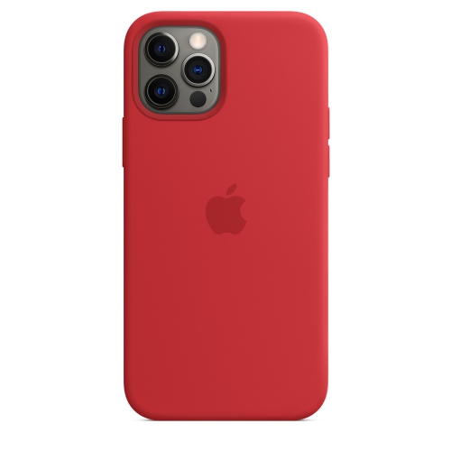 Чехол Silicone case Apple MagSafe для iPhone 12 / 12 Pro Red / Красный