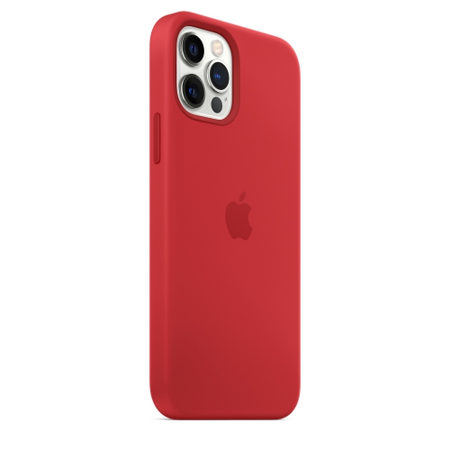 Чехол Silicone case Apple MagSafe для iPhone 12 / 12 Pro Red / Красный