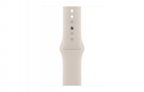 Часы Apple Watch SE 2023, 40 мм, корпус из алюминия цвета «сияющая звезда», спортивный ремешок цвета «сияющая звезда», размер M/L (MR9V3)