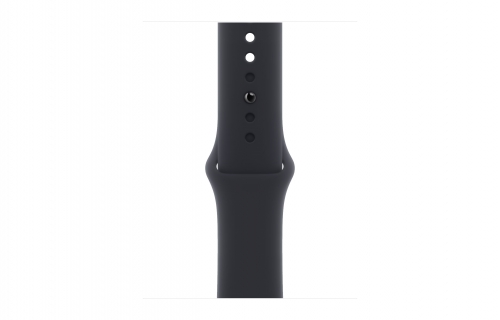 Часы Apple Watch SE 2023, 40 мм, корпус из алюминия цвета «тёмная ночь», спортивный ремешок цвета «тёмная ночь», размер S/M (MR9X3)