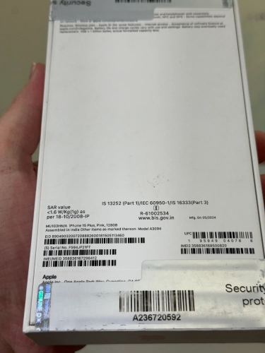 Apple iPhone 15 Plus 128Gb Pink