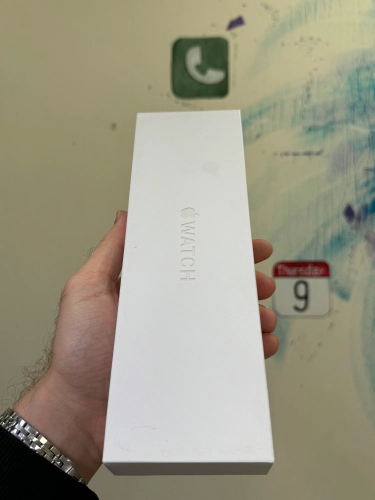 Часы Apple Watch Series 10, 42 мм, корпус из алюминия цвета «розовое золото», спортивный ремешок цвета «светлый румянец», размер S/M (MWWH3)