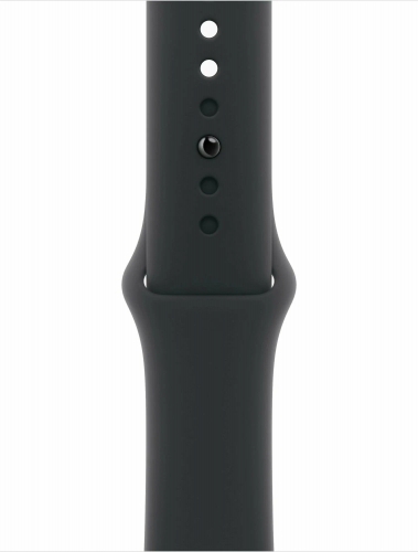 Часы Apple Watch Series 10, 46 мм, корпус из алюминия цвета «чёрный оникс», спортивный ремешок чёрного цвета, размер M/L (MWWQ3)