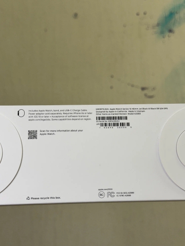 Часы Apple Watch Series 10, 42 мм, корпус из алюминия цвета «розовое золото», спортивный ремешок цвета «светлый румянец», размер M/L (MWWJ3)