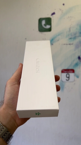 Часы Apple Watch Series 9, 45 мм, корпус из алюминия цвета «тёмная ночь», спортивный браслет (loop) цвета «тёмная ночь» (MR9C3)