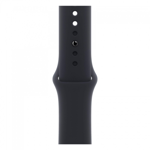 Часы Apple Watch Series 9, 45 мм, корпус из алюминия цвета «тёмная ночь», спортивный ремешок цвета «тёмная ночь», размер S/M (MR993)