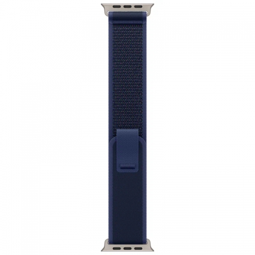 Часы Apple Watch Ultra 2 2024 Cellular, 49 мм, корпус из титана натурального цвета, браслет Trail Loop синего цвета, размер S/M (MX4J3)