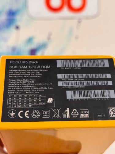 Xiaomi Poco M5 6/128Gb Black