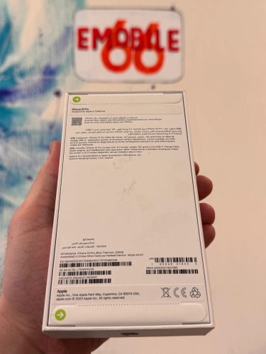 Apple iPhone 15 Pro 256Gb Blue Titanium