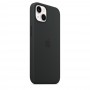 Силиконовый чехол Silicone case Apple MagSafe для iPhone 13 Midnight / Тёмная Ночь