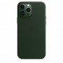 Кожаный чехол Leather case Apple MagSafe для iPhone 13 Pro Max Sequoia Green / Зеленая Секвойя