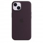 Силиконовый чехол Silicone case Apple MagSafe для iPhone 14 Elderberry / Бузина