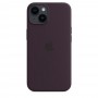 Силиконовый чехол Silicone case Apple MagSafe для iPhone 14 Elderberry / Бузина