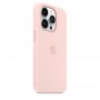 Силиконовый чехол Silicone case Apple MagSafe для iPhone 14 Pro Chalk Pink / Розовый Мел