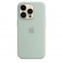 Силиконовый чехол Silicone case Apple MagSafe для iPhone 14 Pro Succulent / Суккулент