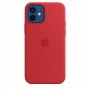 Чехол Silicone case Apple MagSafe для iPhone 12 / 12 Pro Red / Красный