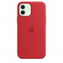 Чехол Silicone case Apple MagSafe для iPhone 12 / 12 Pro Red / Красный