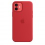 Чехол Silicone case Apple MagSafe для iPhone 12 / 12 Pro Red / Красный