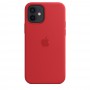 Чехол Silicone case Apple MagSafe для iPhone 12 / 12 Pro Red / Красный