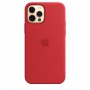 Чехол Silicone case Apple MagSafe для iPhone 12 / 12 Pro Red / Красный