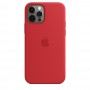 Чехол Silicone case Apple MagSafe для iPhone 12 / 12 Pro Red / Красный