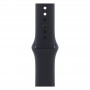 Часы Apple Watch Series 9, 45 мм, корпус из алюминия цвета «тёмная ночь», спортивный ремешок цвета «тёмная ночь», размер S/M (MR993)