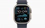 Часы Apple Watch Ultra 2 2024 Cellular, 49 мм, корпус из титана натурального цвета, ремешок Ocean Band тёмно-синего цвета (MX4D3)