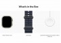 Часы Apple Watch Ultra 2 2024 Cellular, 49 мм, корпус из титана натурального цвета, ремешок Ocean Band тёмно-синего цвета (MX4D3)