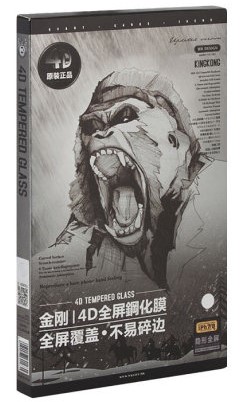 Защитное стекло 4D для iPhone SE 2/8/7 WK Kingkong Series Full Cover Curved Edge Tempered Glass 0,25 мм (белое)