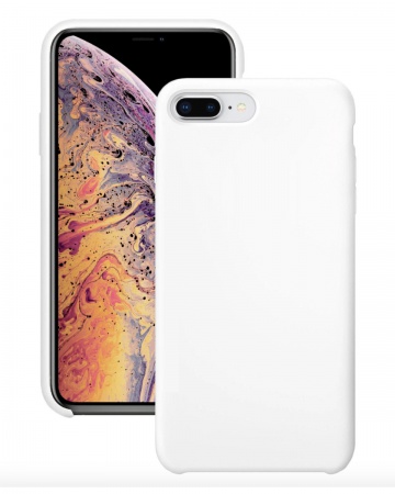 Силиконовый чехол для Apple iPhone 7 Plus / Apple iPhone 8 Plus / Silicone Case DF на Айфон с бархатистым покрытием внутри №9