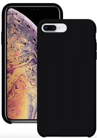 Силиконовый чехол для Apple iPhone 7 Plus / Apple iPhone 8 Plus / Silicone Case DF на Айфон с бархатистым покрытием внутри №18