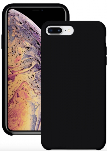 Силиконовый чехол для Apple iPhone 7 Plus / Apple iPhone 8 Plus / Silicone Case DF на Айфон с бархатистым покрытием внутри №18