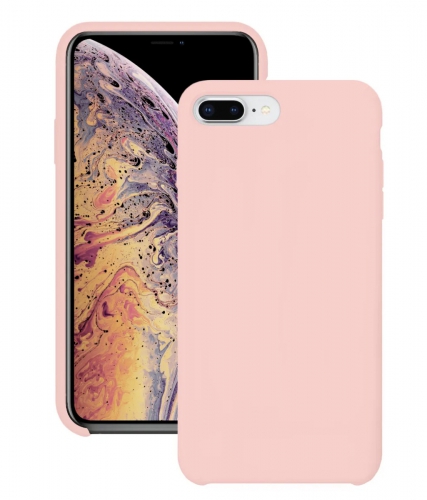 Силиконовый чехол для Apple iPhone 7 Plus / Apple iPhone 8 Plus / Silicone Case DF на Айфон с бархатистым покрытием внутри №6