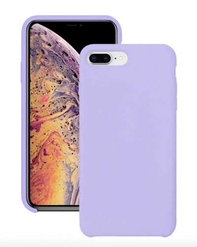 Силиконовый чехол для Apple iPhone 7 Plus / Apple iPhone 8 Plus / Silicone Case DF на Айфон с бархатистым покрытием внутри №39
