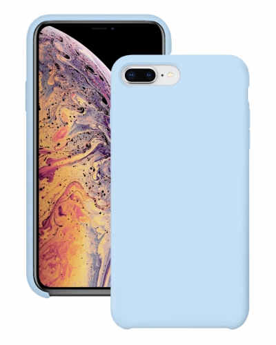 Силиконовый чехол для Apple iPhone 7 Plus / Apple iPhone 8 Plus / Silicone Case DF на Айфон с бархатистым покрытием внутри №26