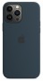 Силиконовый чехол Silicone case Apple MagSafe для iPhone 13 Pro Max Abyss Blue / Синий Омут
