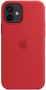 Чехол Silicone case Apple MagSafe для iPhone 12 / 12 Pro Red / Красный